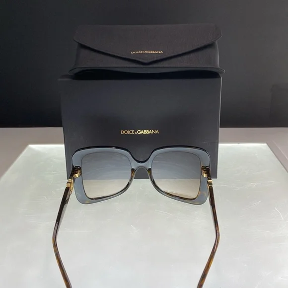 New Authentic Dolce & Gabbana DG6193U 502/13 Sunglasses Women's Havana/Brown